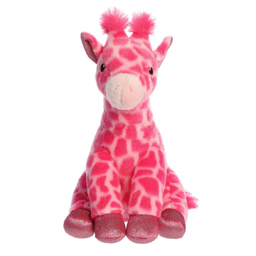 Aurora Giraffe Stuffed Animal - Pink 12 Inches - Polyester - Adventurous Destination Nation™ Model 86881
