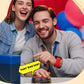 REFARICO Easy Button for Quiz Competition and Family, Funny Button with Sound Effects, Button Desk Accessories, Gag Gifts for Ma
