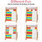 Kidwill Preschool Math Learning Toy,10-Row Wooden Frame Abacus With Multi-Color Beads, Counting Sticks, Number Alphabet Cards, Gift For 2 3 4 5 6 Years Old Toddlers Boys Girls