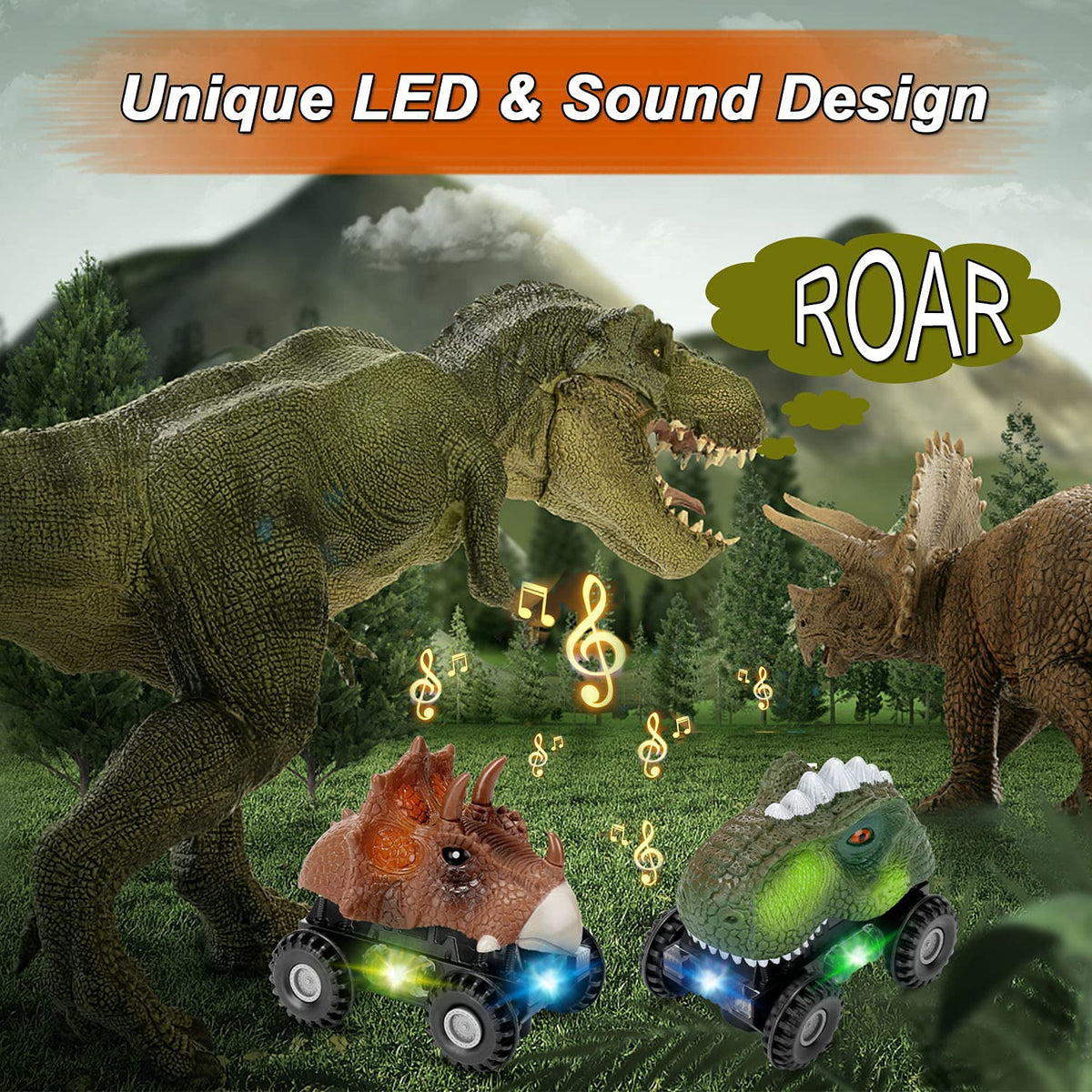 Dino Mounts Prehistoric Racers