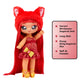 Na! Na! Na! Surprise Sweetest Gems Ruby Frost 7.5 Fashion Doll, Garnet Birthstone-Inspired, Red Hair, Taffeta Dress, Poseable Toy for Ages