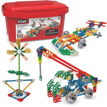 K'Nex - Click & Construct Value Building Set - 522 Pieces, Stem Building, Creative Play Set‚ Ages 7+