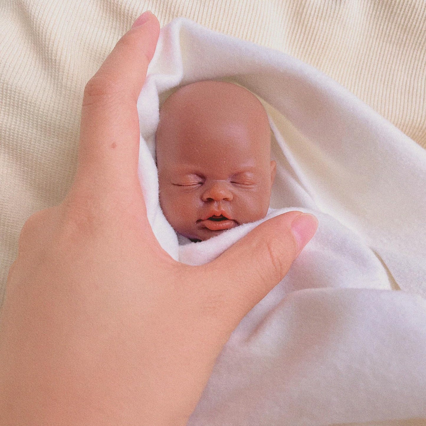 Mire & Mire Reborn Baby Dolls 7'' Boy Sleeping Silicone Full Body Soft Mini Realistic Newborn Baby Dolls Real Life Tiny Baby Dol