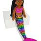 June Garden 18' Flip Sequin Sparkly Mermaid Chloe - Soft Mermaid Plush Stuffed Doll Gift For Toddler Girls