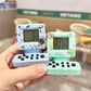 Retro Classic Game Console Pendant Keychain Playable Electronic Miniature Handheld Mini Games Machine With Keychain Ring Gift (X