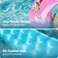 SLOOSH Inflatable Pool Floats mature-themed 2 Pack Pool Chairs with Cup Holders Pure Blow up Floats Chair Hck Noodle Mat for Relaxing Summer Water Fun Swimming Party Beach Blue Pink