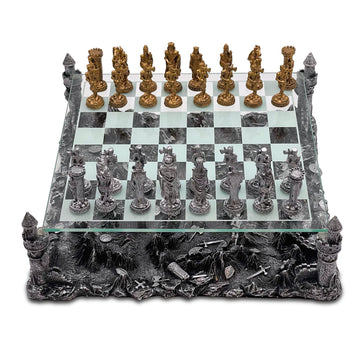 Renaissance Knight Chess Recreational Classic Strategy Game Set