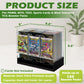 Verssure 3-Slot Booster Pack Dispenser with Non-Slip Base Acrylic Card Pack Dispenser Fits 120 Booster Packs for Dispensing Card Holders Storage Case for Trading Card Packs and Sports Card