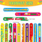 Frienda 60 Pcs Love to Read Slap Bracelets with Button Pins Reading Bracelets Badges for Classroom Teacher Rewards Prize Sunday