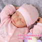 Milidool Lifelike Reborn Baby Dolls-18 Inch Sleeping Realistic Newborn Baby Dolls, Soft Cloth Body With Feeding Toy For Kids Age