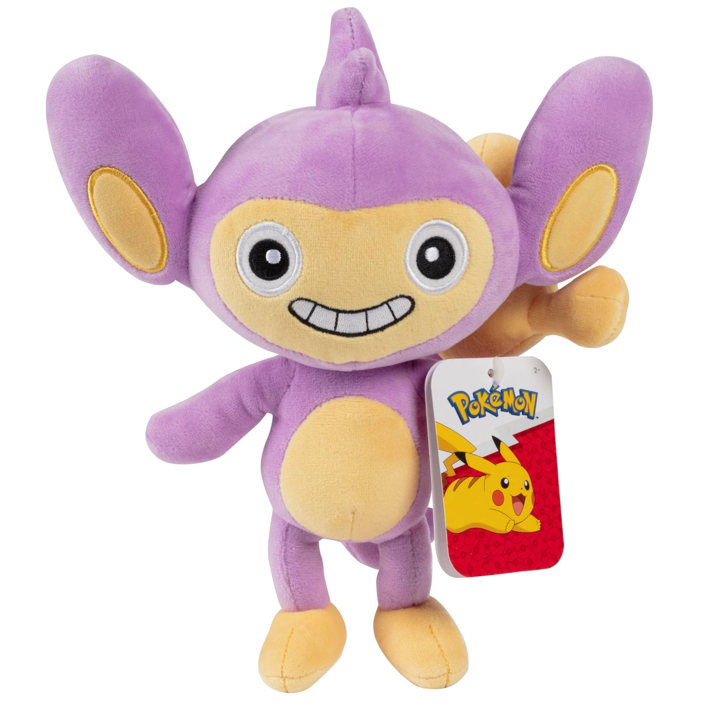 Pok?mon 8 Aipom Plush - Officially Licensed - Generation 2 Figure - Authentic Soft Stuffed Animal Toy - Gift for Kids  Boys  Girls - 2+