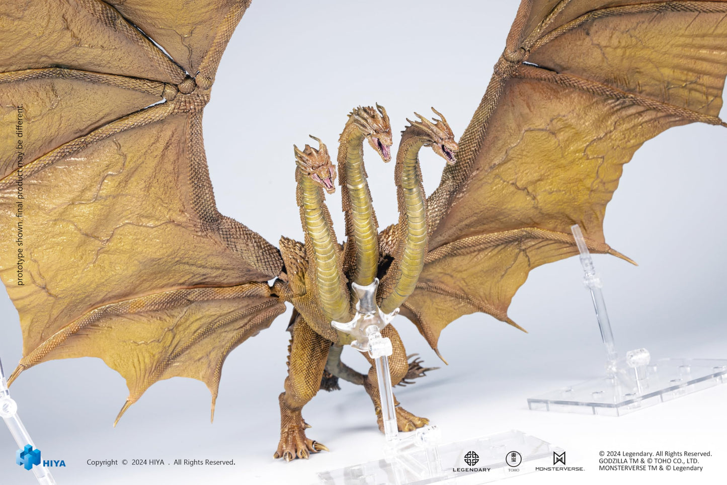 Hiya Toys Godzilla: King of Monsters - King Ghidorah with Gravity Beam Basic Series Previews limited availability Action Figure
