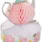 Creative Converting Floral Tea Party Centerpiece, 1 ct Multicolor, 9 x 10
