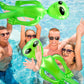 Haconba 4 Pack 67 Inch Giant Inflatable Alien Green Blow Up Alien Jumbo Inflatable Aliens for Alien Theme Party Halloween Home D