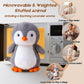 Gudisi Microwavable & Weighted Penguin Stuffed Animals for Warmth & Comfort  Heatable Lavender Scented Cute Soft Plushie Toy Gift for Boys  Girls Kids & mature-themeds