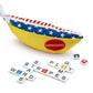 Bananagrams Stars and Stripes Edition Family Board Game - Mixed Materials, Model SAS001