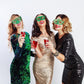9 Pack Mardi Gras Paper Masks Carnival Parade Face Masks Diamonds Cardboard Masks For Mardi Gras Costume Dress Up Accessories Ma