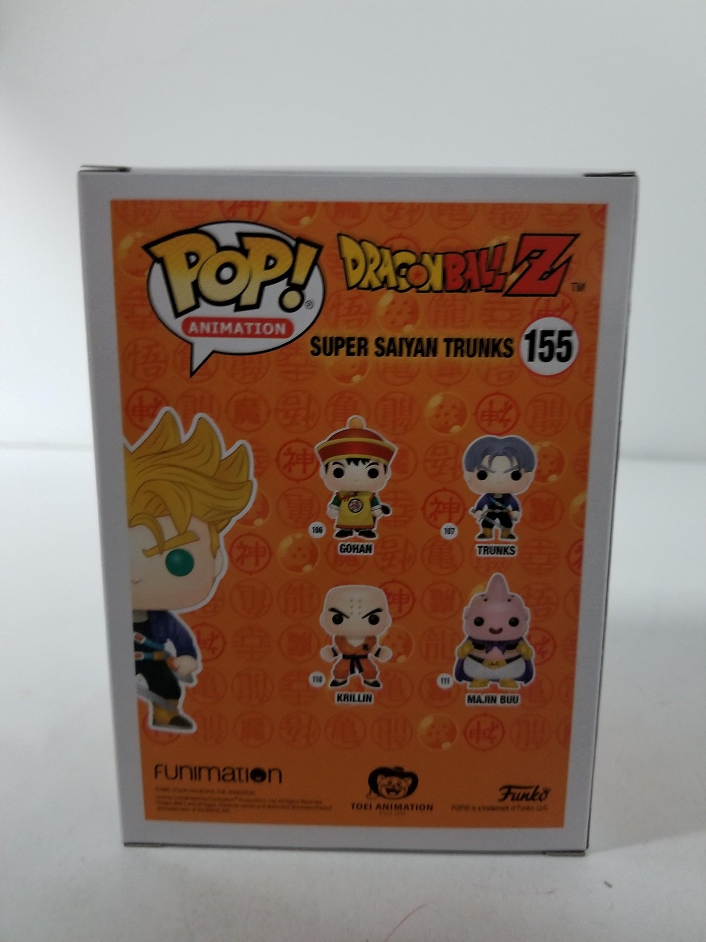 Funko Pop! Super Saiyan Trunks Dragonball Z Dbz #155 Nycc Limited