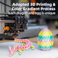 Shylizard 3D Printed Dragon Eggs With Dragon Inside,Articulated Toys,Fidget Toy For Adults Kids,Prefilled Toys For Easter Hunt,B