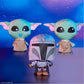 Just Play Star Wars Doorables Puffables Plush - Star Wars: The Mandalorian, 10-Inch Collectible Plush Featuring Glitter Eyes, St