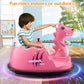 Hikole Toddler Bumper Car with Remote Control - 12V Electric Ride on Bumper Car for Baby with Spray, Music, 3 Speeds, Seat Belt,