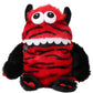 Toyland 9 (23cm) Red & Black Colour Worry Monster Plush Soft Toy - Loves Eating Your Worries