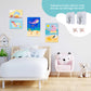 Bonnyco Paint By Numbers Kit For Kids Sea Animals Pack 3 Canvas Paint By Number Canvas Framed, Ocean Gifts For Kids, Arts And Crafts 4-6 8-12 Pintar Por Numeros Pre Drawn Painting Under Sea Crafts