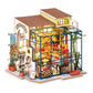 Robotime Diy Dollhouse Kit Mini House With Furnitures Accessories 1:24 Scale Craft Kit - Emily'S Flower Shop