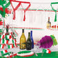 Beistle 12-Pack Italian Rayon Flag, 4-Inch by 6-Inch