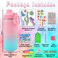 7July Decorate Your Own Water Bottle Kits For Girls Age 4-6-8-10 (Stainless Steel),Mermaid Themed Painting Crafts,Fun Arts And C