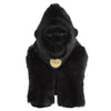 Aurora Realistic Miyoni Silverback Gorilla Stuffed Animal - Lifelike Detail - Cherished Companionship - Black 13 Inches