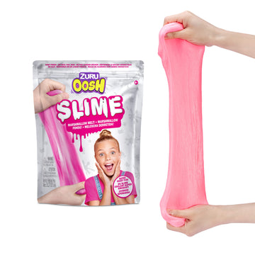 Oosh Slime Large Foilbag 800G (Pink) By Zuru, Gooey Slime And Epic Stretchy Slime For Girls And For Kids