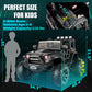 Hikole 24V Ride On Car Trucks With Remote Control, 2 Seater Power Car Wheels Vehiclel W/3 Speeds, Music, Spring Suspension, Kids Electric Car Ride On Toys For Boys Girls 3-8(Black)