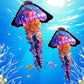 HENGDA KITE Jellyfish Kite Medusa Kite for Kids Beginners and Adults,High Definition Printing,Easy to Fly and Assemble,Suitable