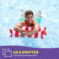 Pool Floats For Adults [2 Pack] Multi-Purpose Hammock Pool Float: Saddle, Lounge Chair, Hammock, Drifter - Water Hammock For Adu
