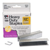 Charles Leonard Staples, Heavy Duty, 5/8 Inches Leg Length, Carbon Steel, Silver, 1000/Box (84063)