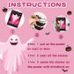 Pin The Mouth On The Ghost Halloween Party Game For Kids Ghost Poster With 24 Pieces Mouth Stickers And A Blindfold For Hallowee