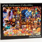 Halloween Collectibles Jigsaw Puzzle 550 Piece By Vermont Christmas Company - Large Pieces - Fully Interlocking & Randomly Shaped Pieces - 24' X 18'