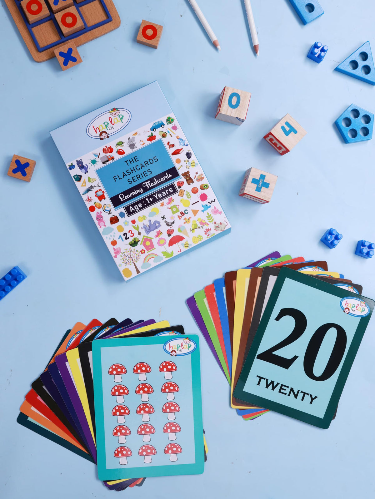 Haplap Kit  Numbers Flashcards From 120 Numbers, For 1 To 6 Years Old Kids, Counting, Number Recognition, Early Learning For T