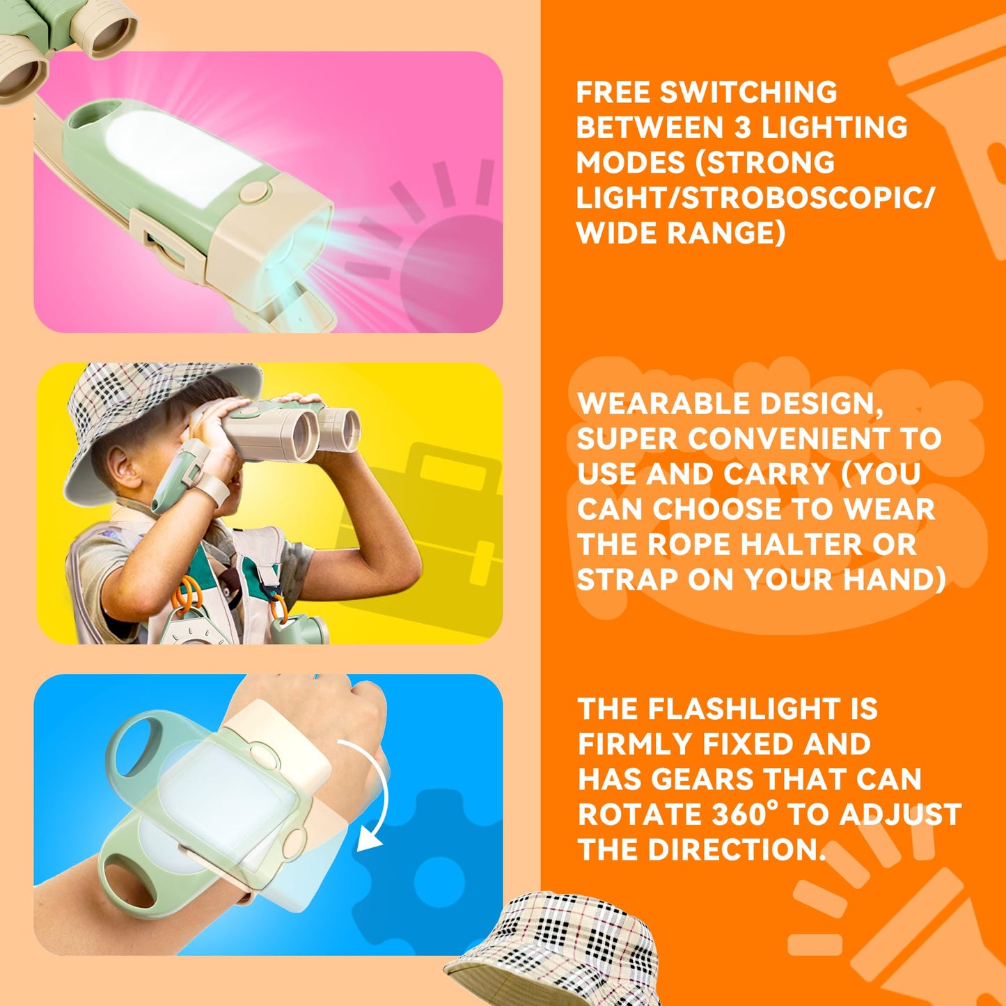 Smilesskiddo Kids Explorer Kit, 27 Pcs Outdoor Explorer Kit & Kids Bug Catching Kit - Kids Nature Kit Outdoor Camping Adventure