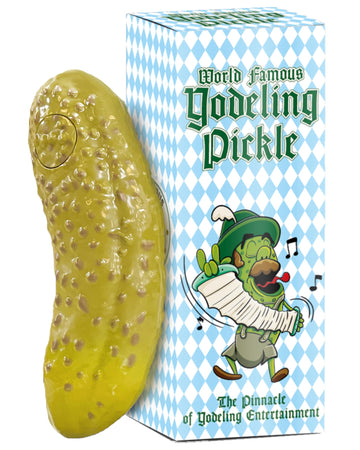 Dr Dingus Yodeling Pickle (1 Pickle) Sings Dill-Lightful Musical Yodel Song - Hilarous Laughs - Best Singing Novelty Gag Gift For Friends Family Coworkers Office Students Classroom