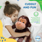 Howboutdis 24-Inch Hanging Monkey Stuffed Animal – Hands Connect To Feet - Monkey Toy With Specially Designed Ultra Soft Plush Feel - Great Gift For Kids Ages 3+