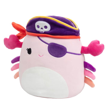 Squishmallows 10-Inch Cailey The Crab - Official Jazwares Plush - Collectible Soft & Squishy Stuffed Animal Toy - Gift For Kids, Girls, Boys