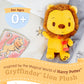 KIDS PREFERRED Harry Potter Gryffindor Lion Plush Toy, 6 Inches, Multi-color, Soft Plush, Collectible for Babies and Toddlers