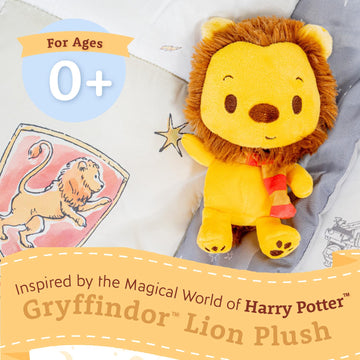 KIDS PREFERRED Harry Potter Gryffindor Lion Plush Toy, 6 Inches, Multi-color, Soft Plush, Collectible for Babies and Toddlers
