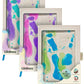 Lifelines Sensory Journal, 3-Pack Shake It Up Bundle - Fidget Ruled Notebook Journal With Interactive Tactile Cover & Embossed P