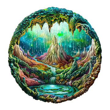 Valentines Day Gifts-Wooden Puzzles For Adults, Wooden Jigsaw Puzzles For Adults, 3D Aurora-1 Unique Shaped Wood Puzzles Adult,