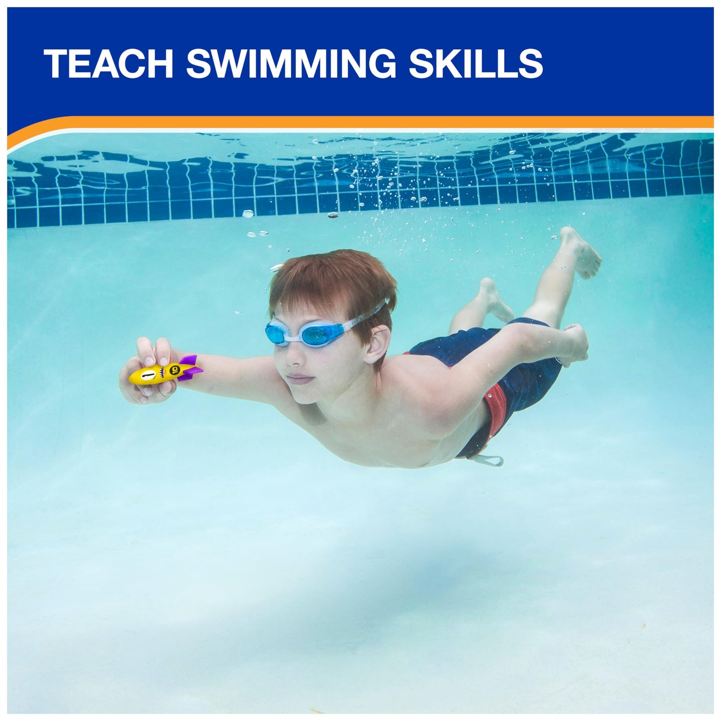 Swimways Toypedo Bandits Pool Diving Toys - Pack Of 4