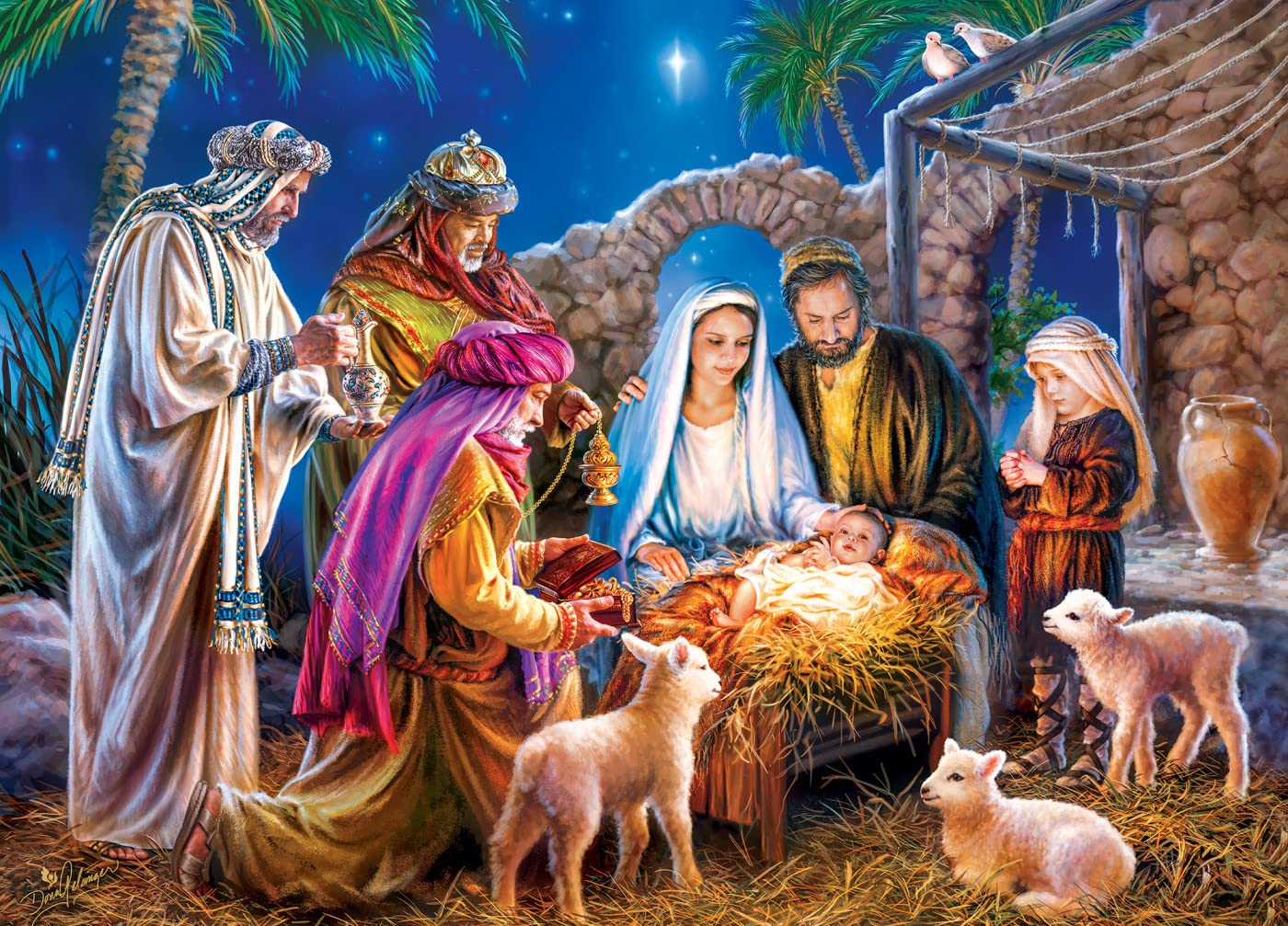 A Child Is Born 1000 Piece Jigsaw Puzzle