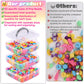 Funtopia Pop Beads, 700+ Pcs Arts and Crafts for Kids 4-6, Snap Beads DIY Bracelet Necklace Ring Anklet Set, Birthday Party Crea